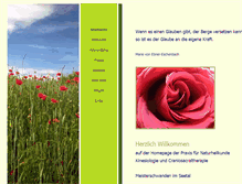 Tablet Screenshot of kinesiologie-seetal.ch